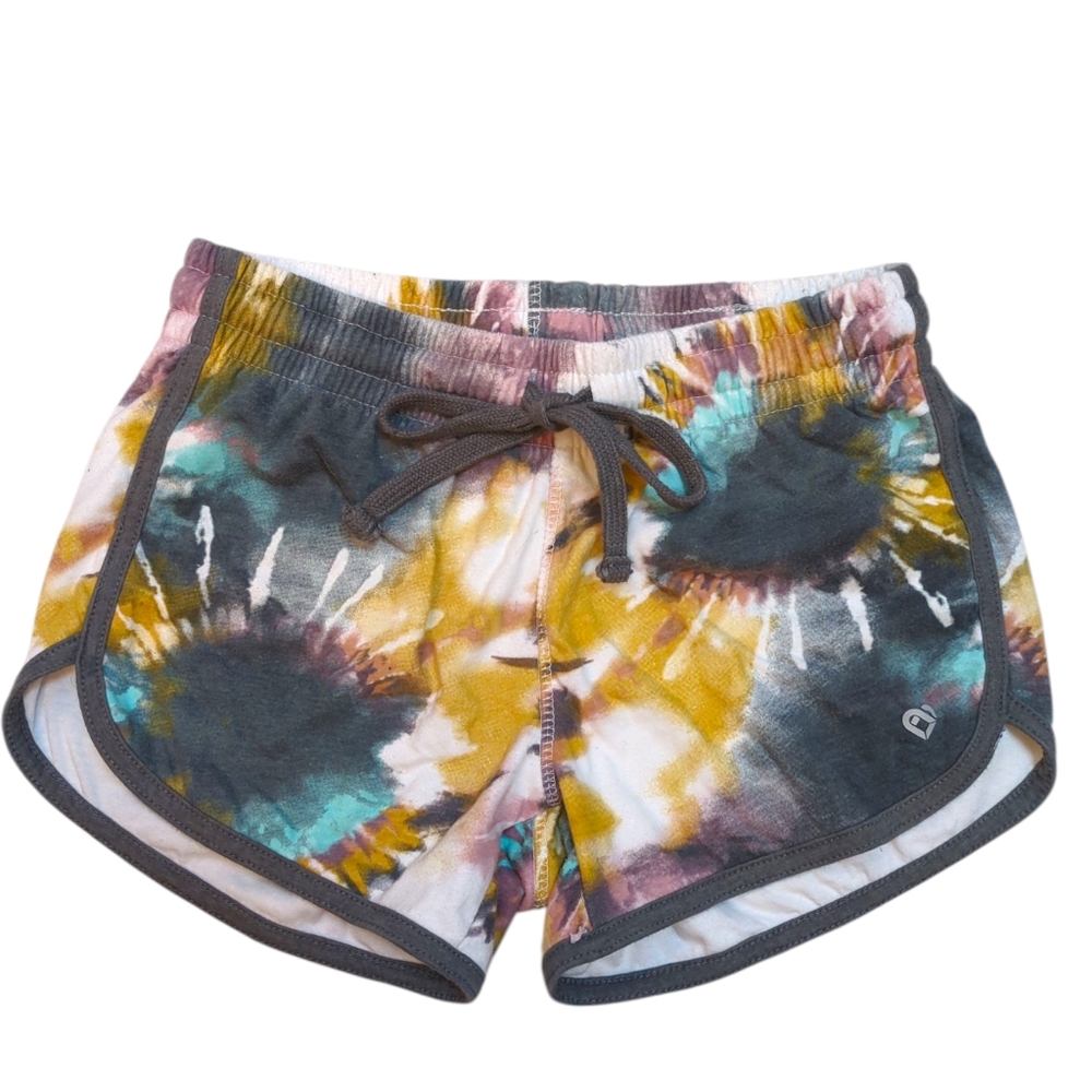 Colosseum Active Women's Simone Cotton Blend, Yoga, Running Tie-Dye Shorts, XS - Picture 2 of 11
